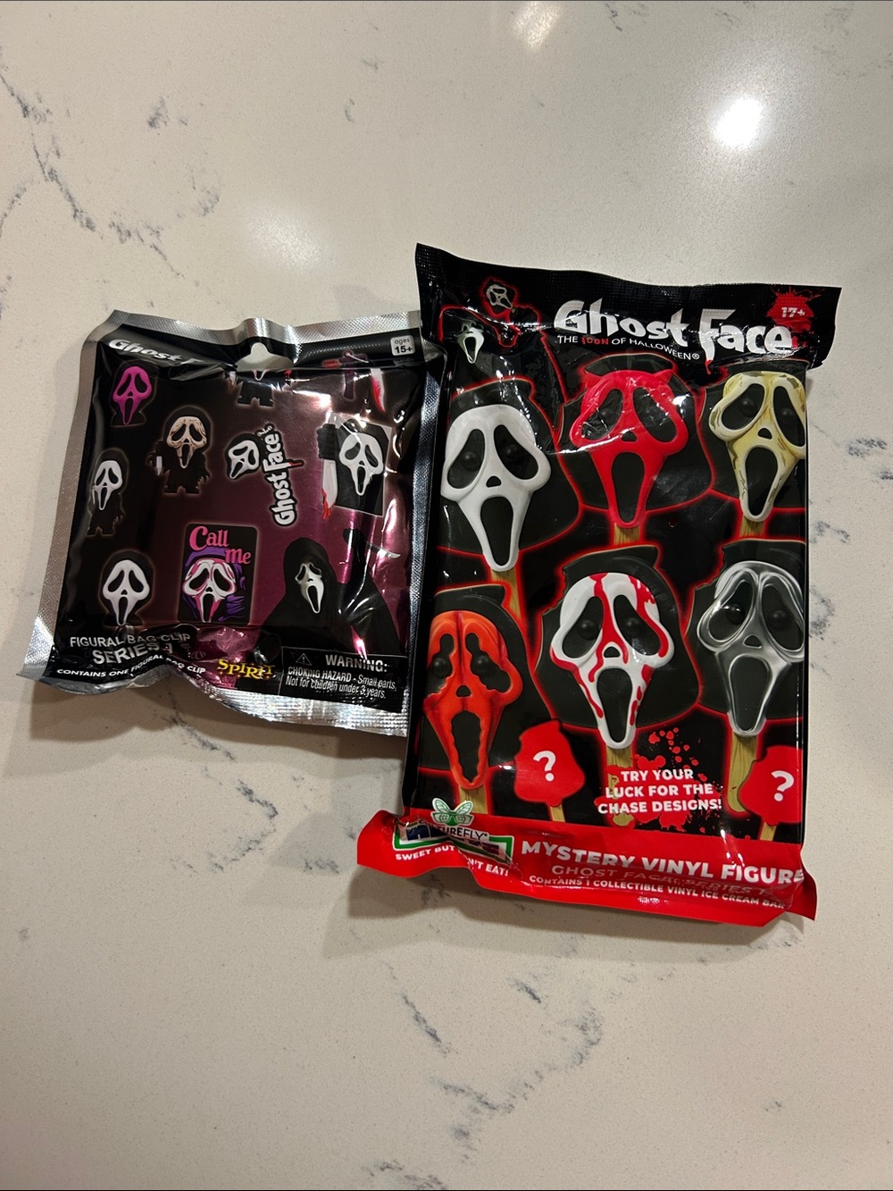 Mystery Vinyl Ghost Face & Ghost Face Bag Clip